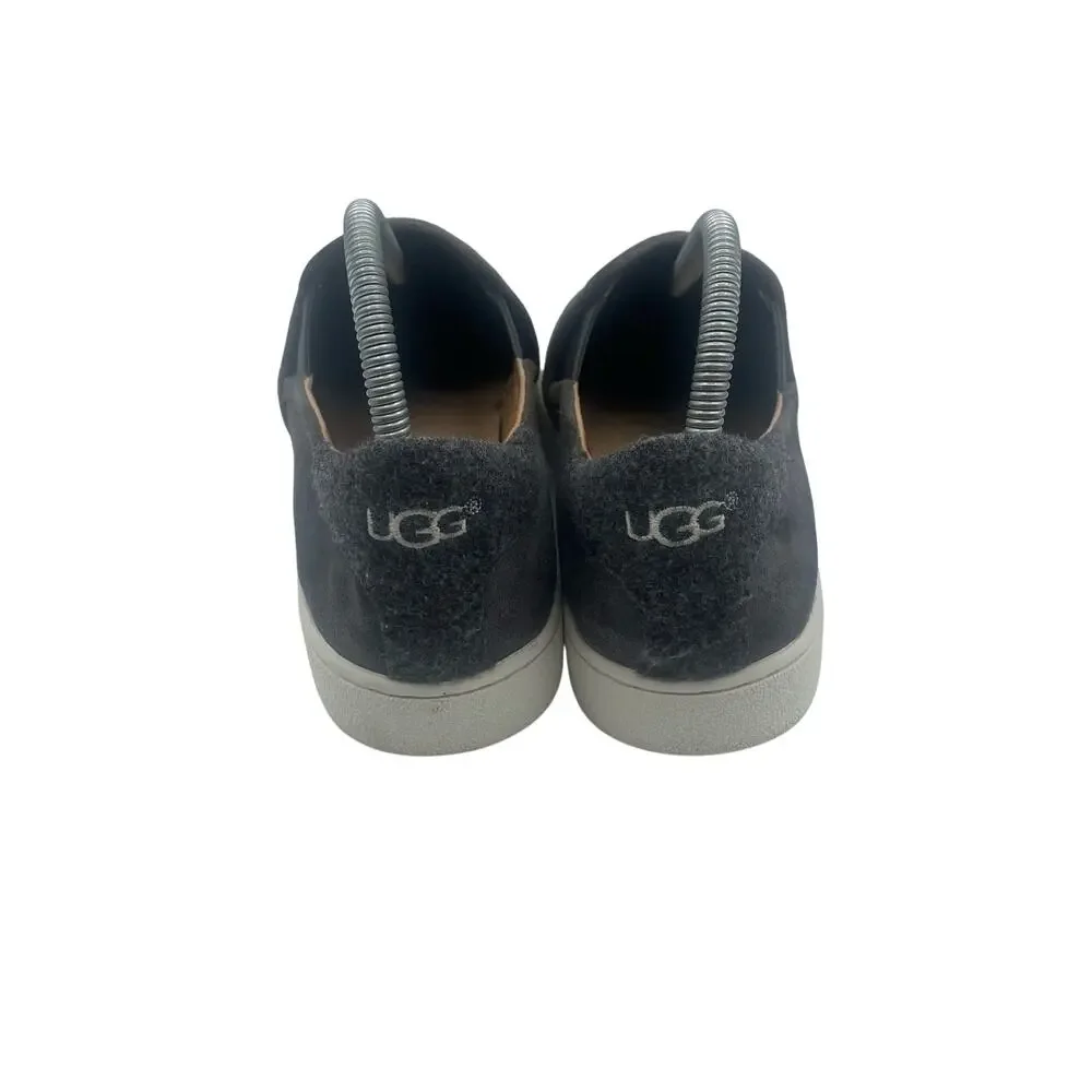 Ugg Cas Suede Slip On Shoes Gray Comfort Casual Womens 8